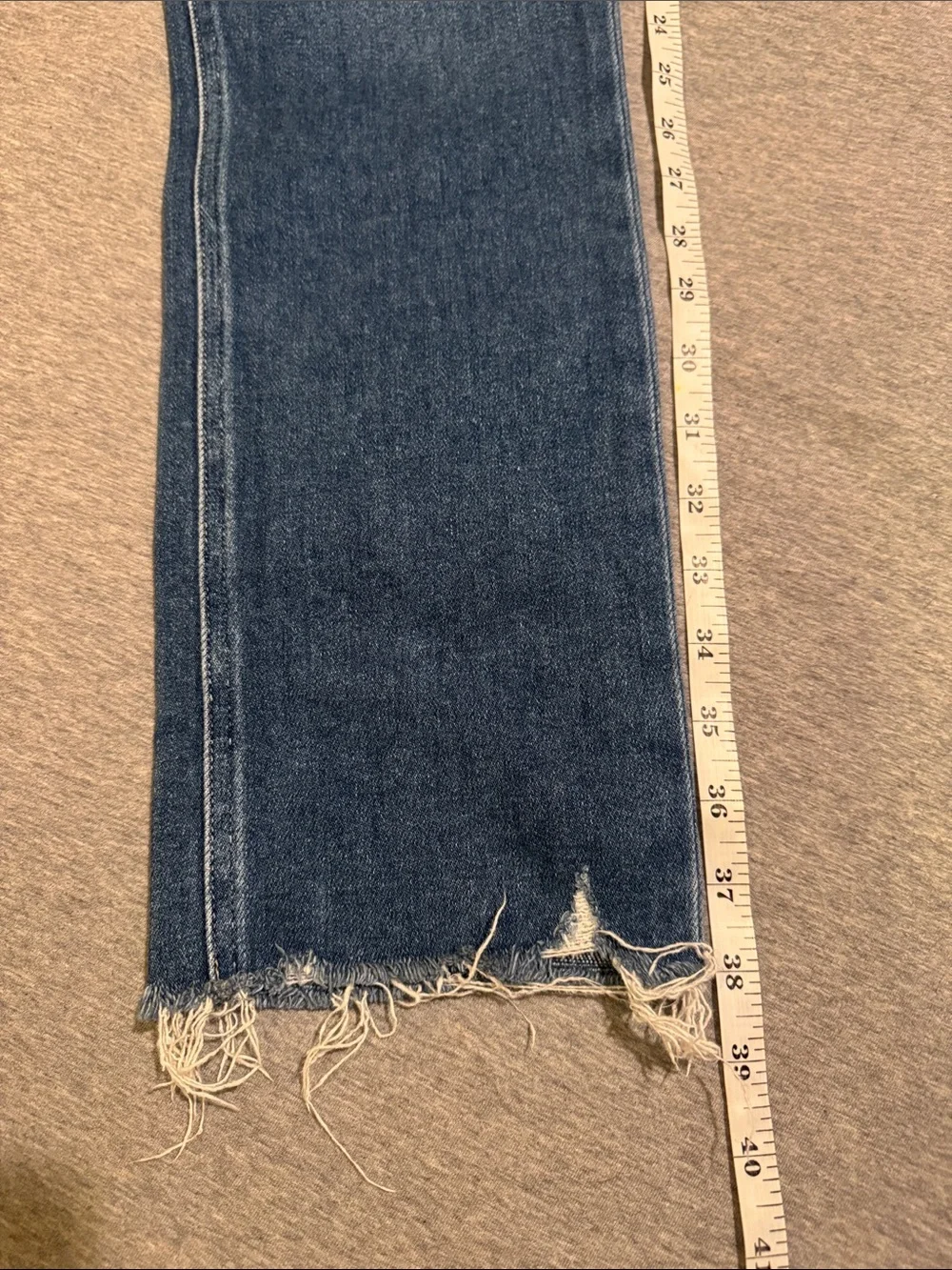 PAIGE Indigo Straight-Leg High-Rise Button-Fly Cindy Jeans
